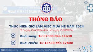 THÔNG BÁO LỊCH LÀM VIỆC MÙA HÈ|https://luongphong.hiephoa.bacgiang.gov.vn/chi-tiet-tin-tuc/-/asset_publisher/M0UUAFstbTMq/content/thong-bao-lich-lam-viec-mua-he